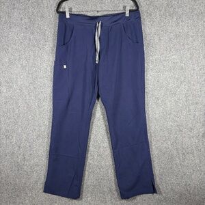FIGS Technical Collection Kade Scrub Pants Blue Style #T21004T Womens Large